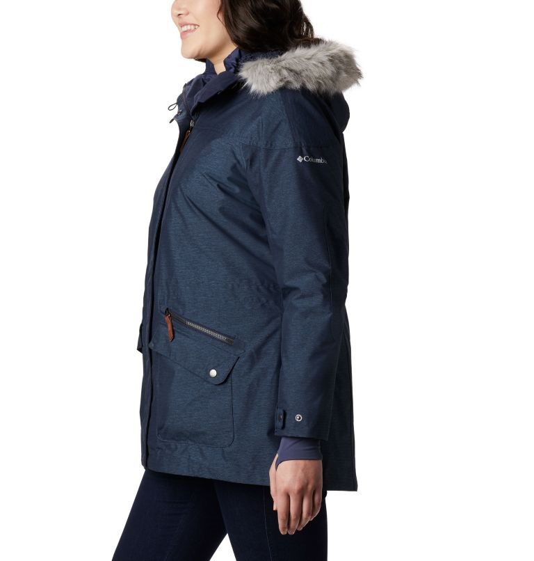 Women's Columbia Carson Pass Interchange Jackets Navy | Plus Size CA-L416L